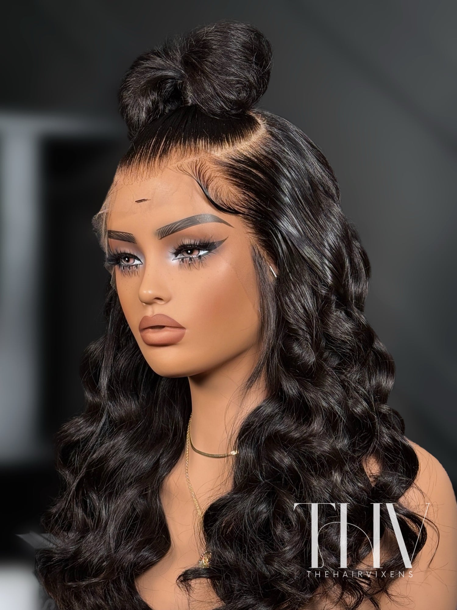 Glam Half-Up Half-Down Wig