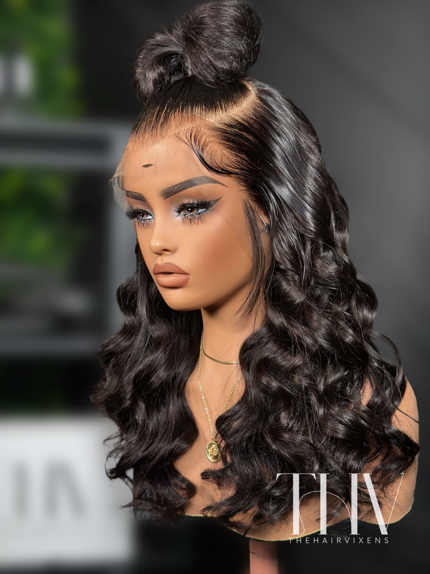 Glam Half-Up Half-Down Wig