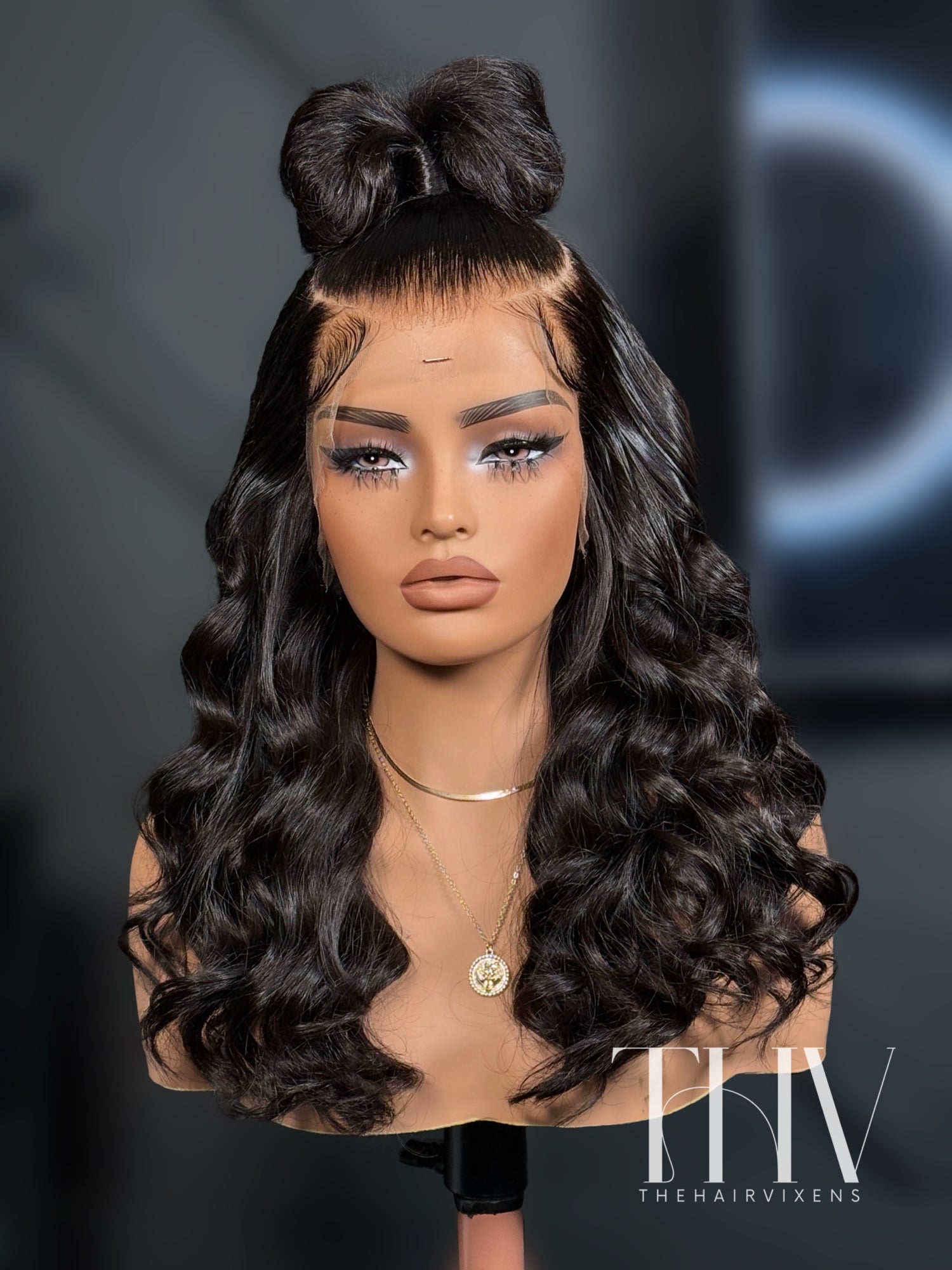 Glam Half-Up Half-Down Wig