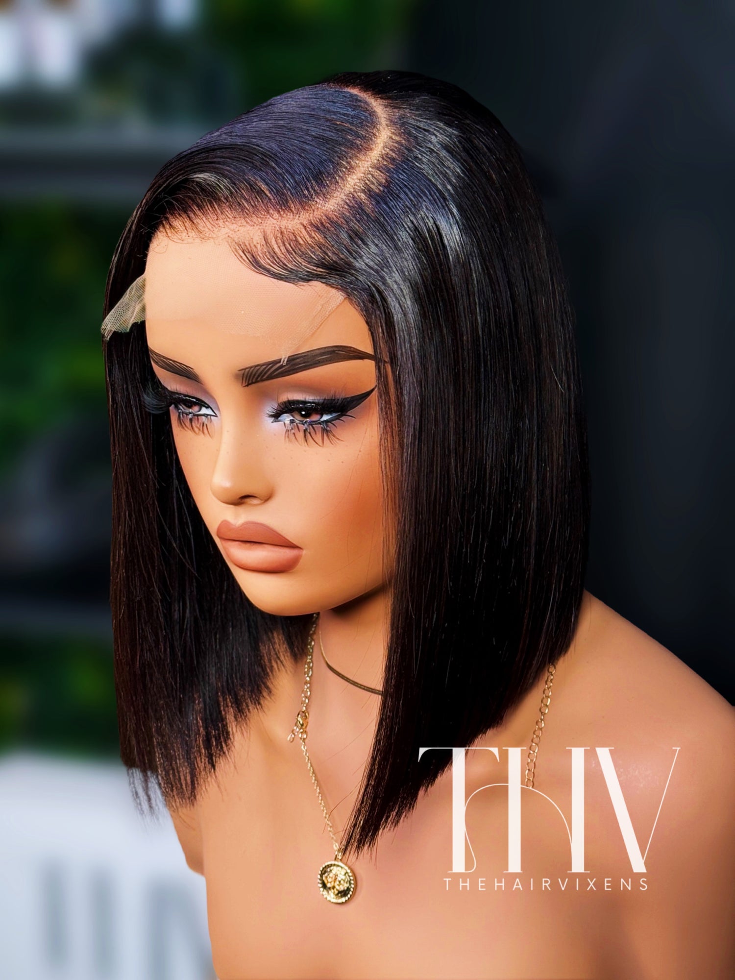 Chic Angled Blunt Cut Wig