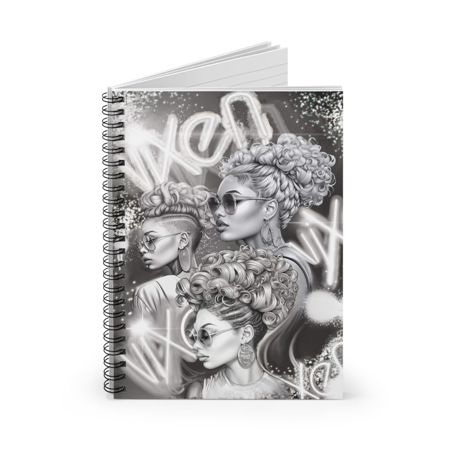 Spiral Notebook - Ruled Line - The Hair Vixens