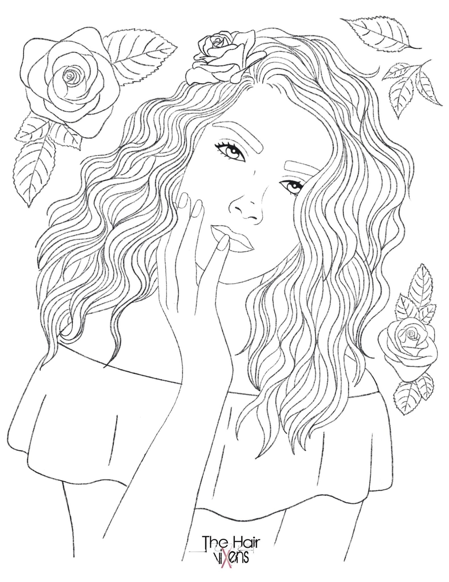 Women of the World Coloring and Activity Book (Printable) - The Hair Vixens