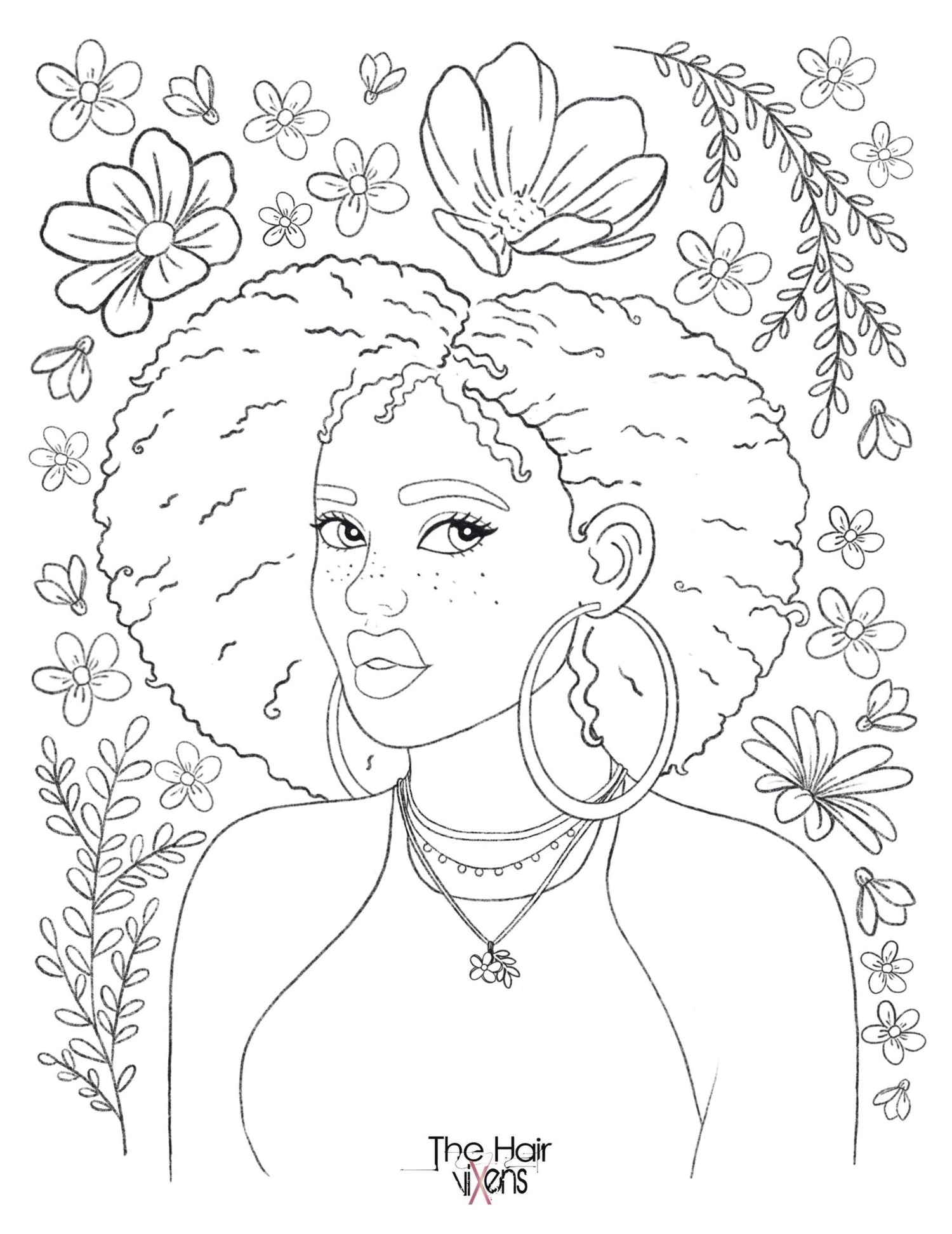 Women of the World Coloring and Activity Book (Printable) - The Hair Vixens